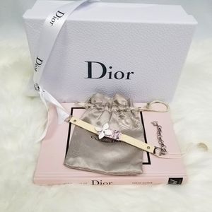 DIOR GIRLY VINTAGE LEATHER BRACELET